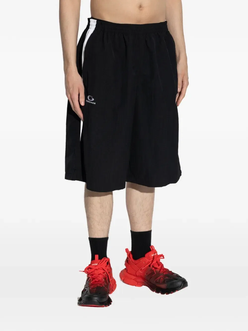 Спортивные шорты с логотипом из коллаборации с NBA BALENCIAGA, черный