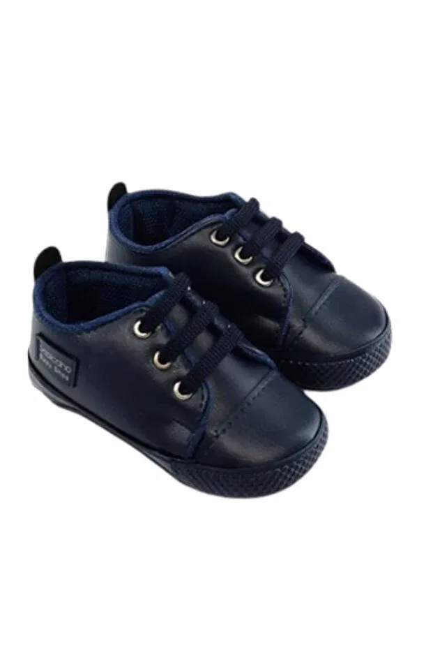 Детские ботиночки для новорожденных кожаные Babexi, Black