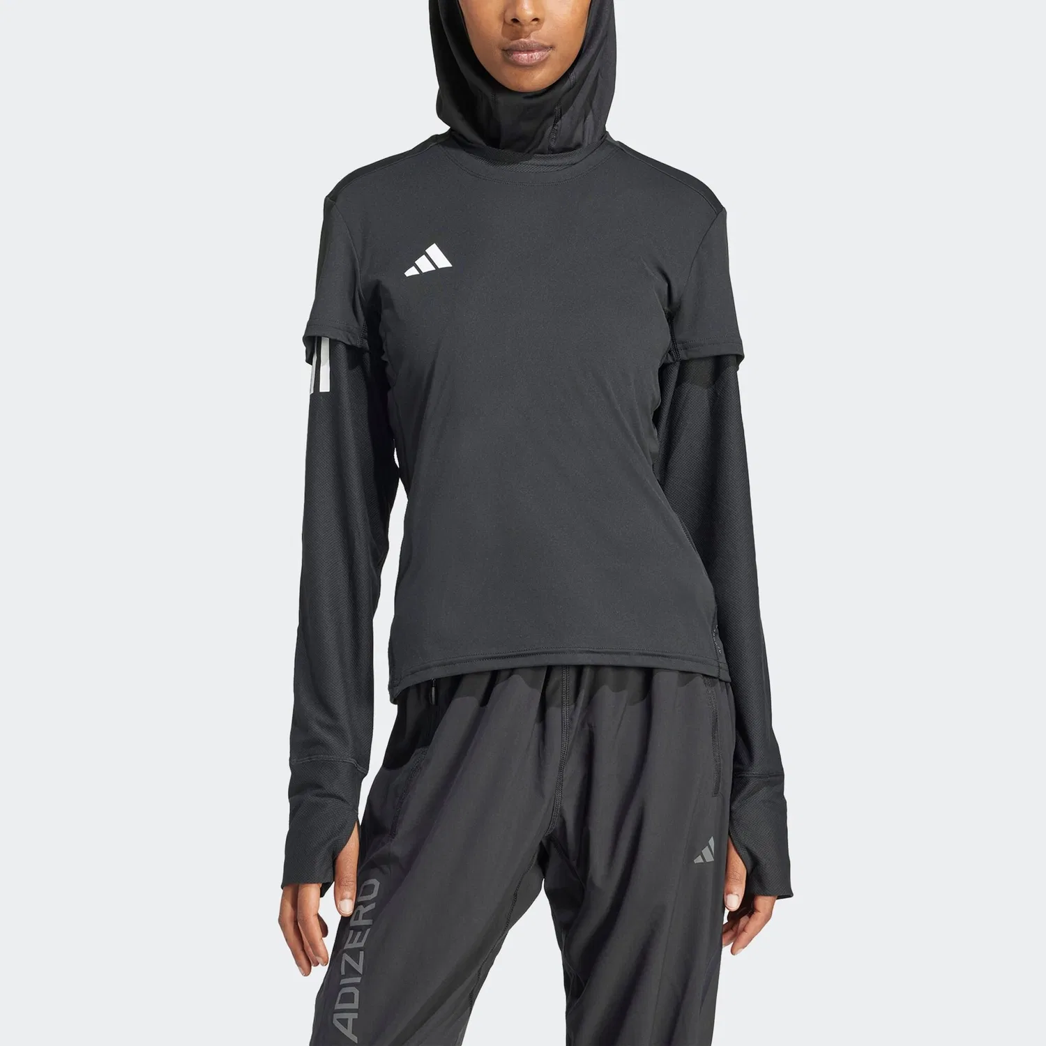 Женский беговой топ AEROREADY Adidas Performance, Black — фото 2