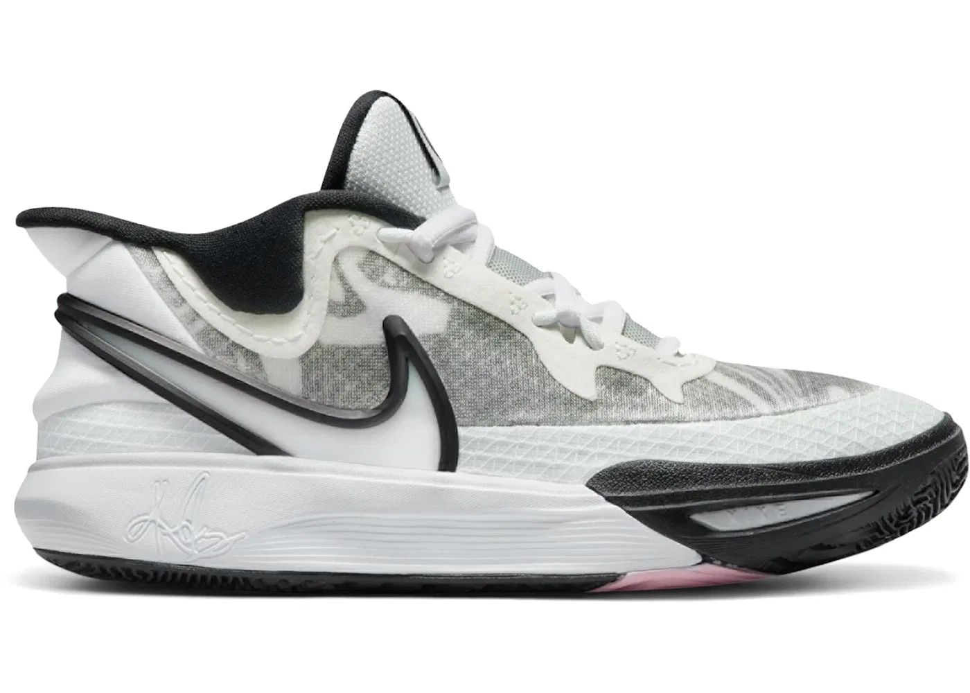 Детские кроссовки для мальчиков баскетбольные Nike Kyrie 8 GO, White/White/Black