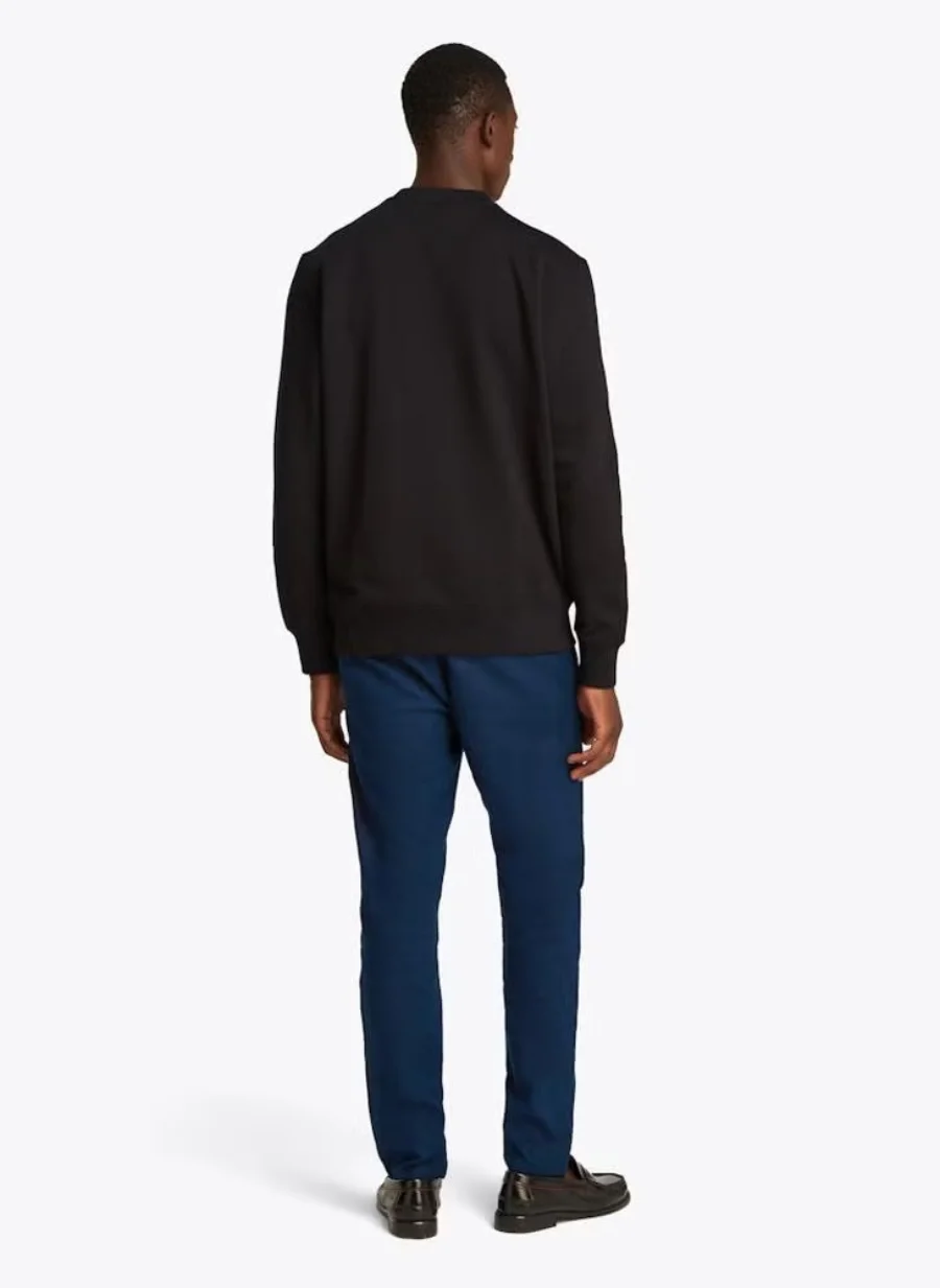 Свитшот Tommy Hilfiger Essential Pullover, черный — фото 4
