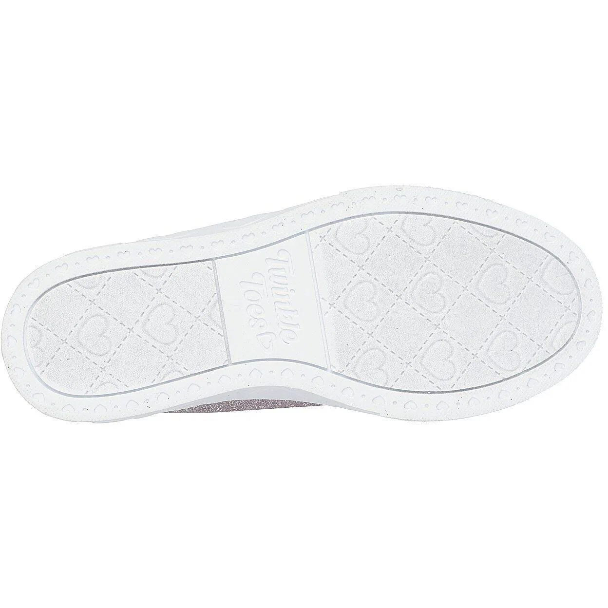 Детские кроссовки с принтом Skechers Heart Steps - Heart Glow, Violett — фото 4