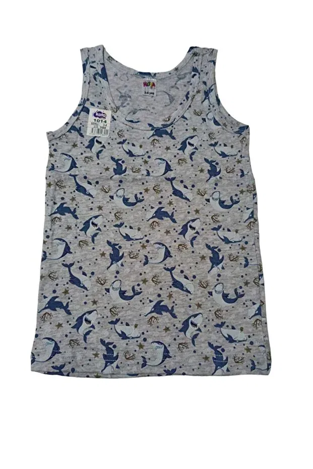 Детское для мальчиков топ-майка без рукавов 1014 boy's tank top Kota, Multicolored — фото 2