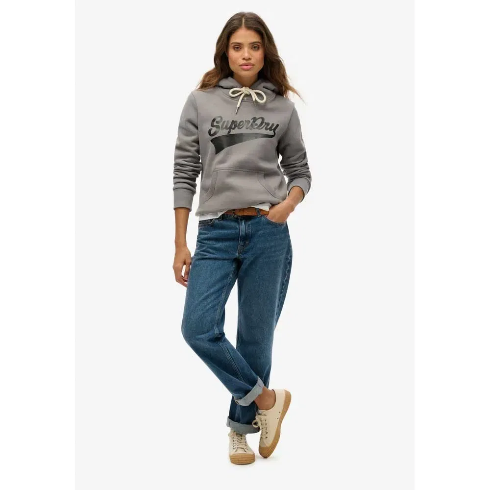 Худи Super Athletics Superdry, серый — фото 4