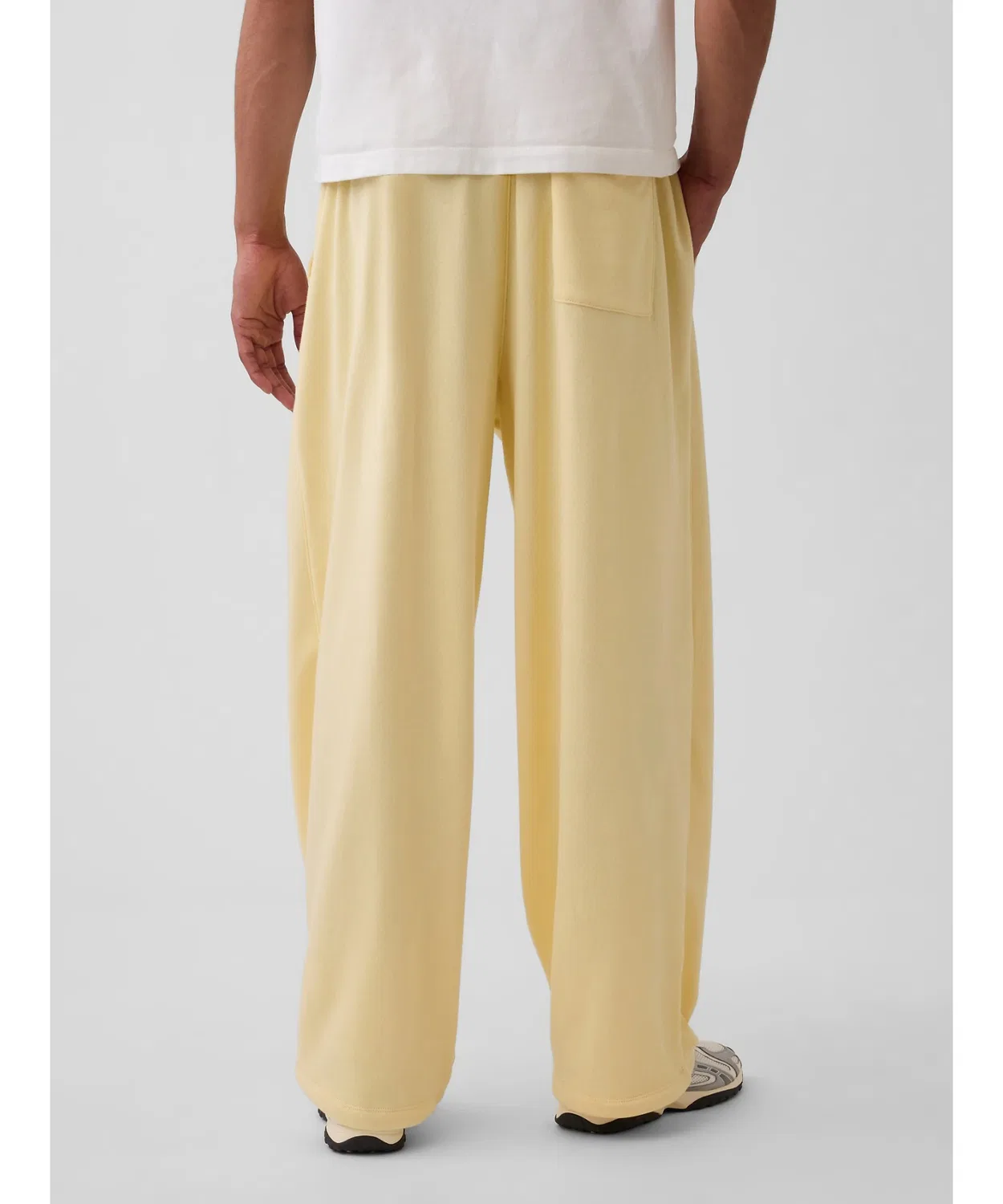 Мужские/Женские свободные спортивные штаны из футера с логотипом GAP1969 GAP, Yellow — фото 2