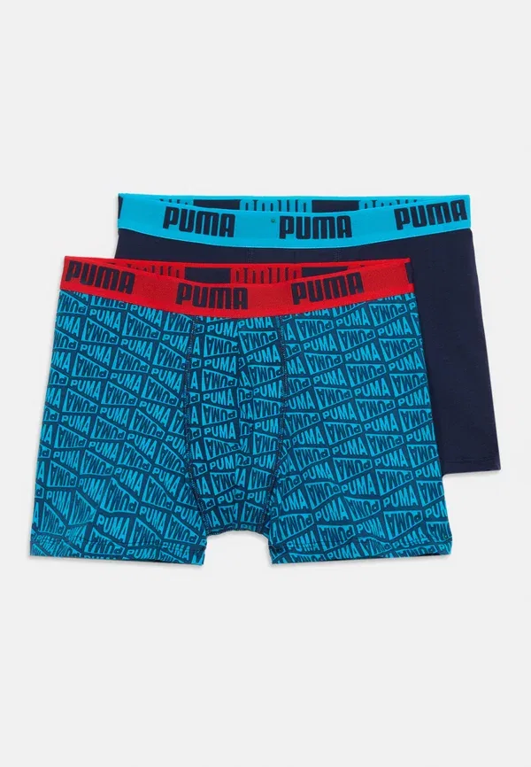 Боксеры с принтом Puma, красный/темно-синий