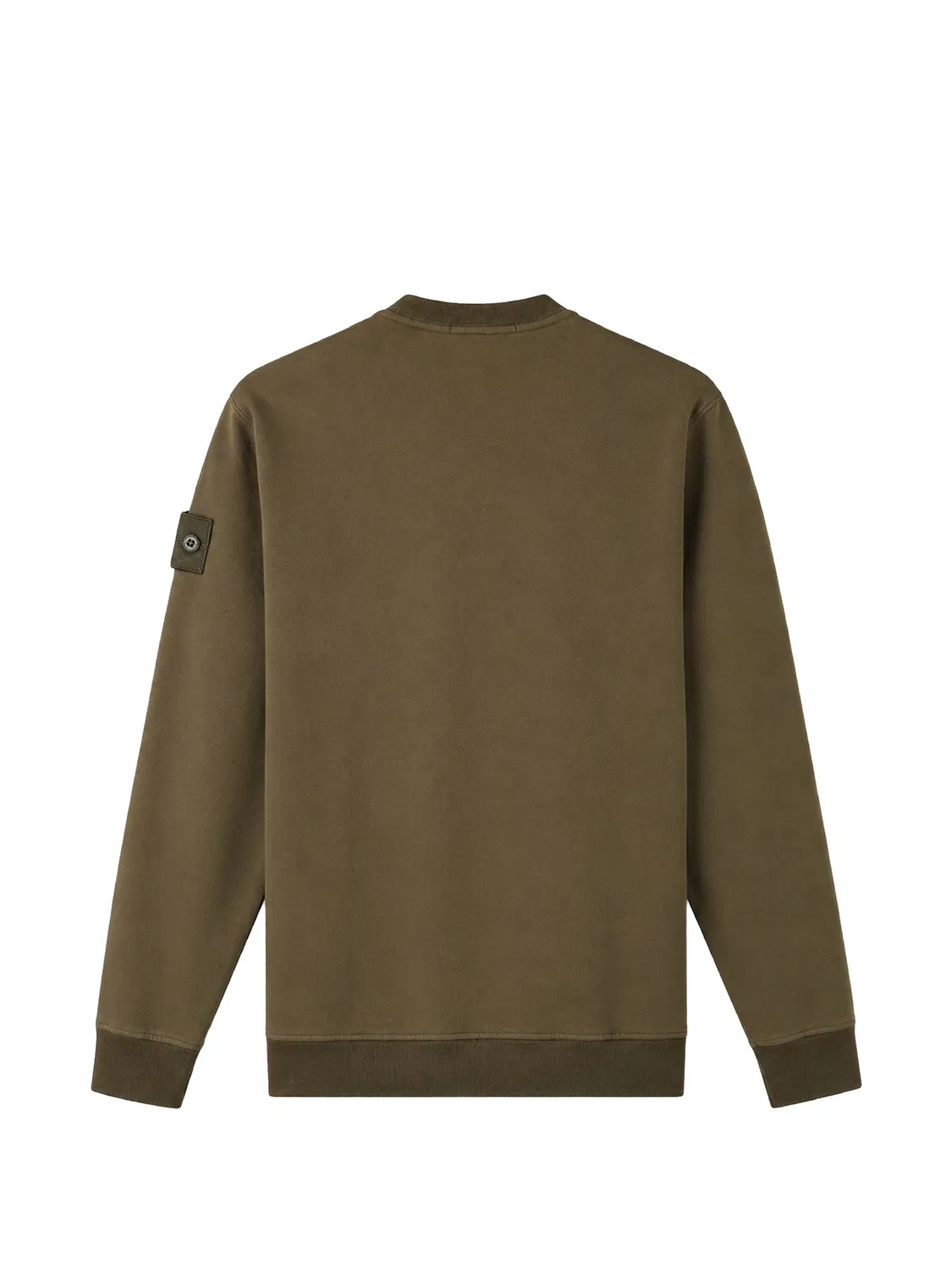 Stone Island Свитер с нашивкой-логотипом зеленый — фото 2