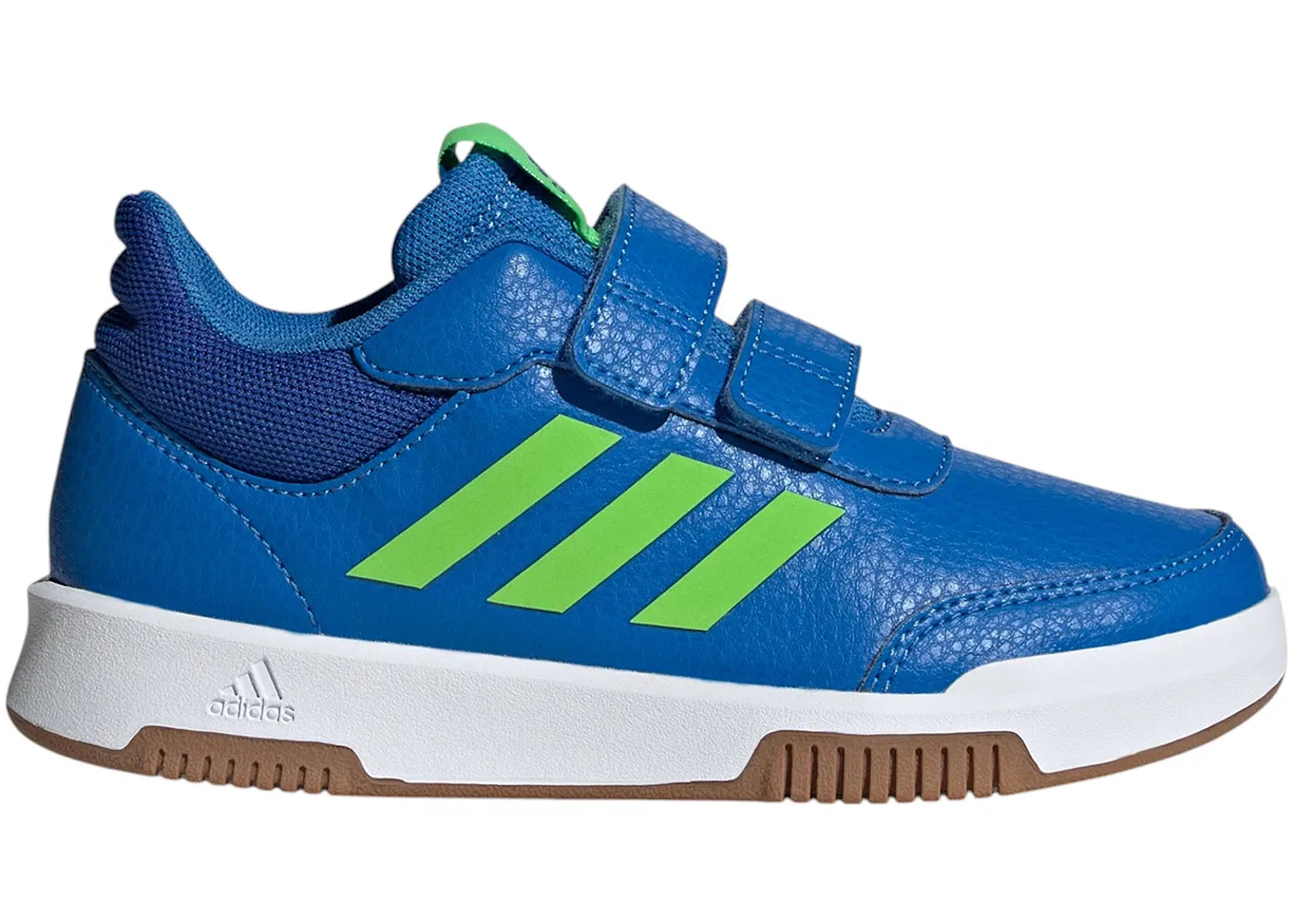 Детские кроссовки с липучкой Adidas Tensaur Hook And Loop, Bright Royal/Lucid Lime/Royal Blue