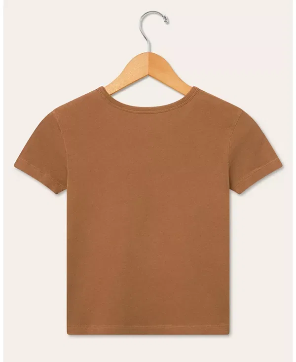 Детская футболка с принтом Unisex Cowboy Cool Tee Junk Food Clothing, Toasted Coconut — фото 3