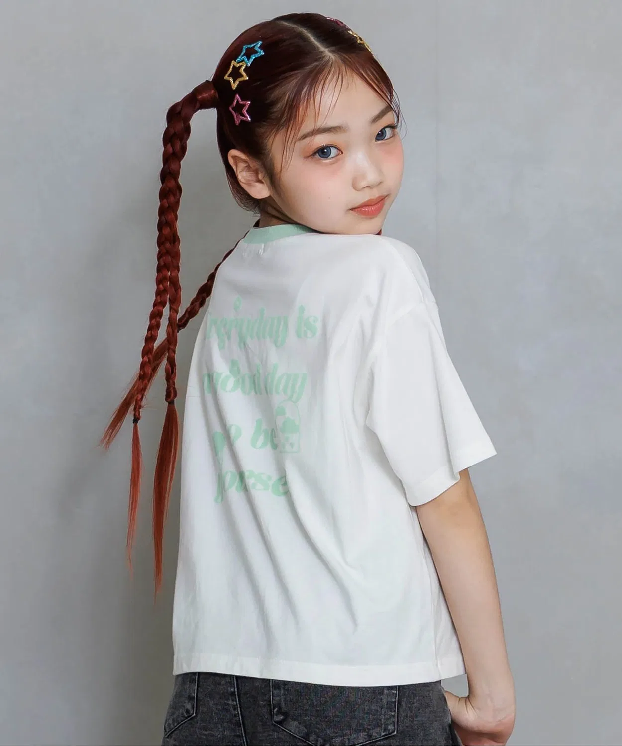 Детская футболка с принтом Assorted Color Variety algy, Мятный