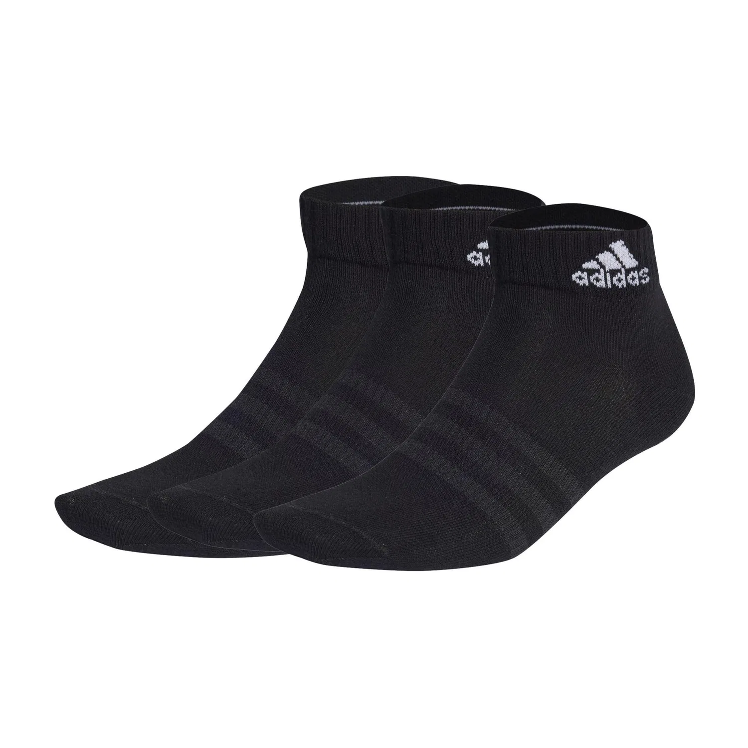 Женские легкие носки-невидимки Thin and Light Ankle Adidas, Schwarz