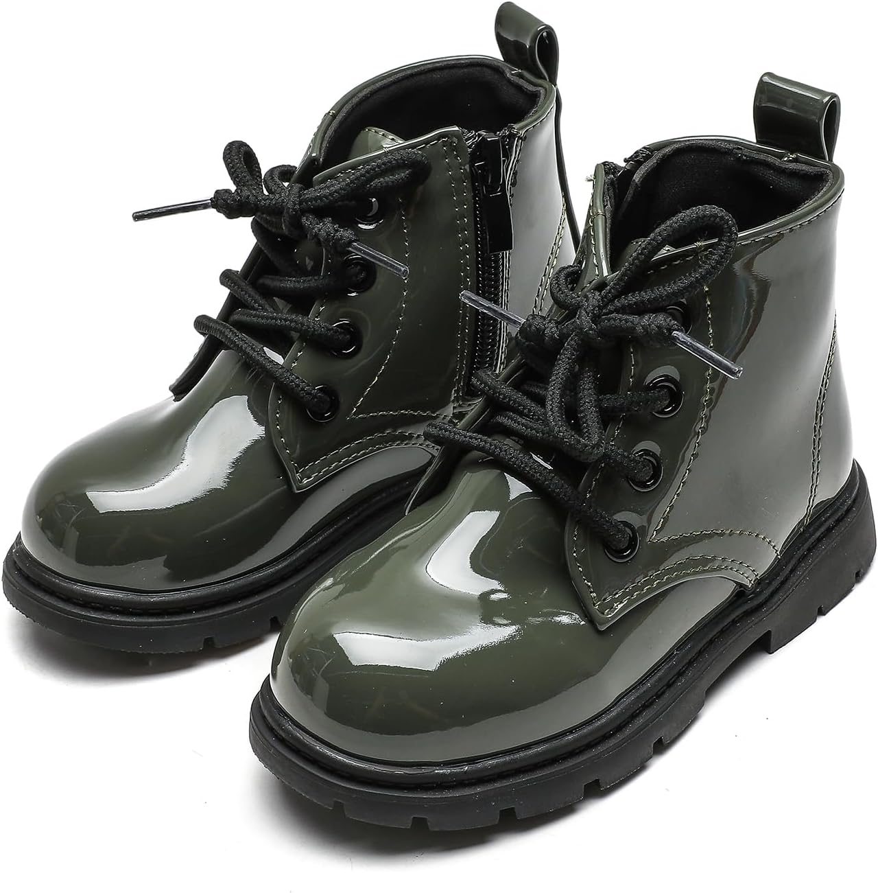 

Детские ботинки на молнии Komfyea для мальчиков и девочек (для малышей и детей младшего возраста), Dgreen