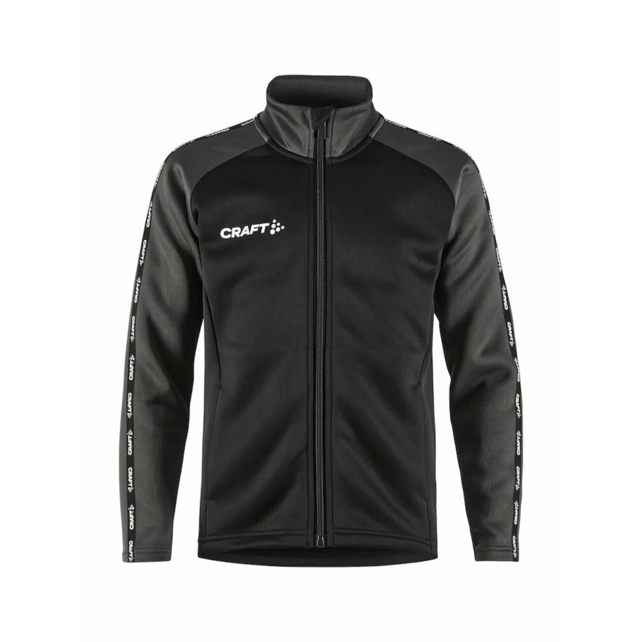 Детская тренировочная куртка Craft SQUAD 2.0 FULL ZIP JR, цвет SCHWARZ