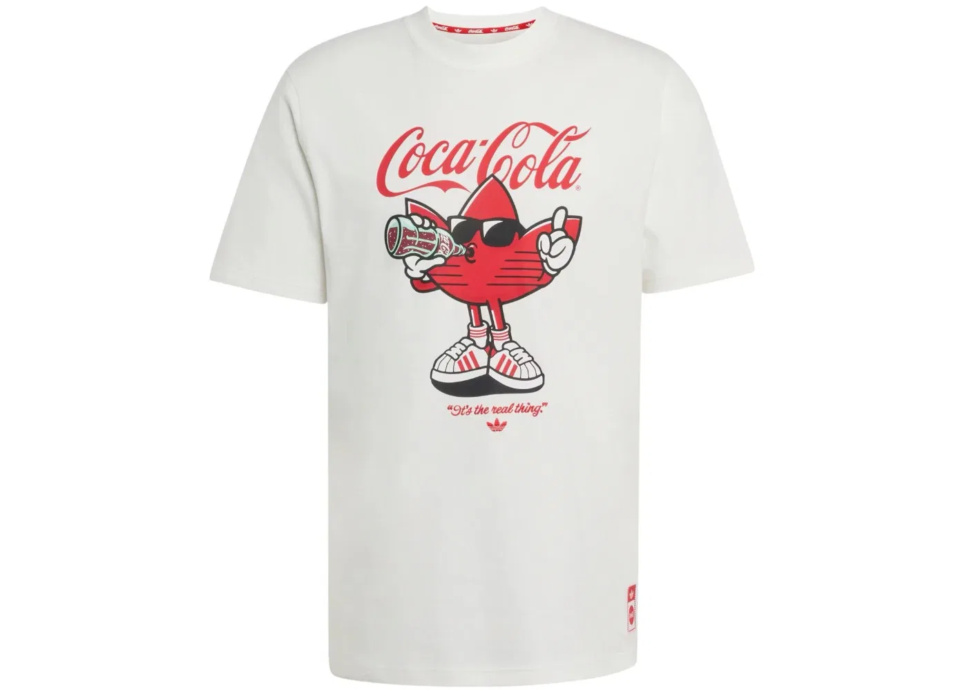 Мужская футболка с графическим принтом Adidas x Coca-Cola Classic Sport Graphic Tee, White