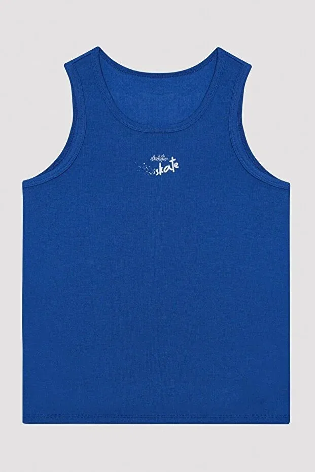 Детское для мальчиков белье с принтом Skeleton Patterned Penti, Blue-White — фото 2
