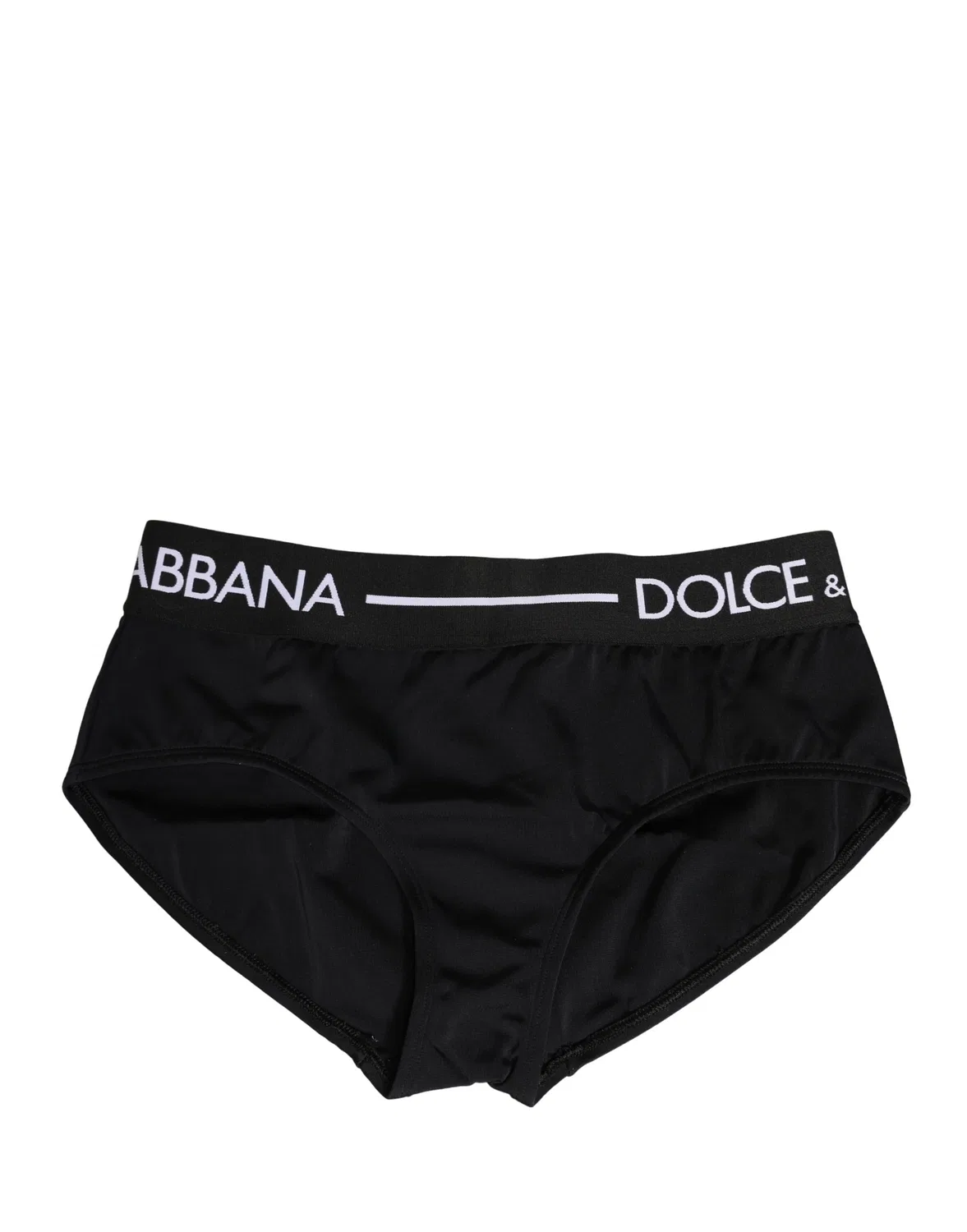 Женские трусы-слипы с логотипом Coulotte Dolce & Gabbana, черный