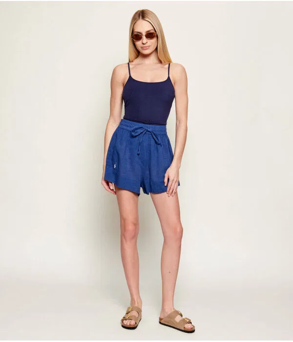 Женский купальный костюм из переработанного полиэстера Polo Ralph Lauren, Blu Marino — фото 2