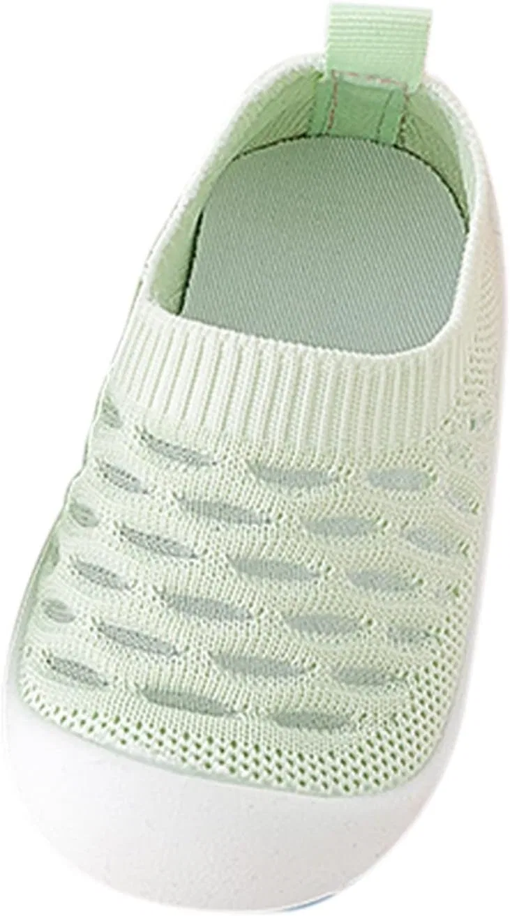 Детские кеды для мальчиков с перфорацией Slip On Socks Shoes, Green