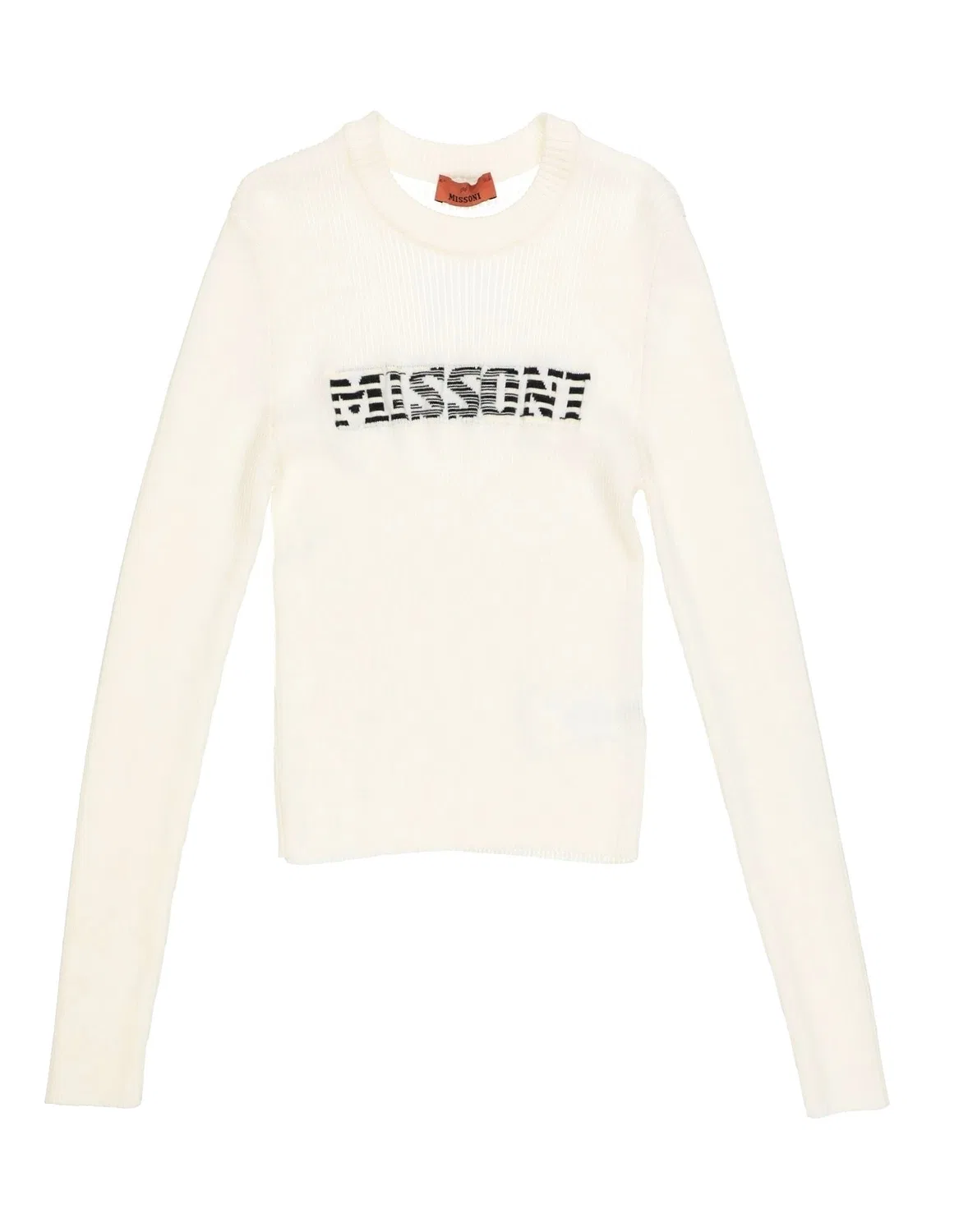 Детский свитер с логотипом Missoni, айвори