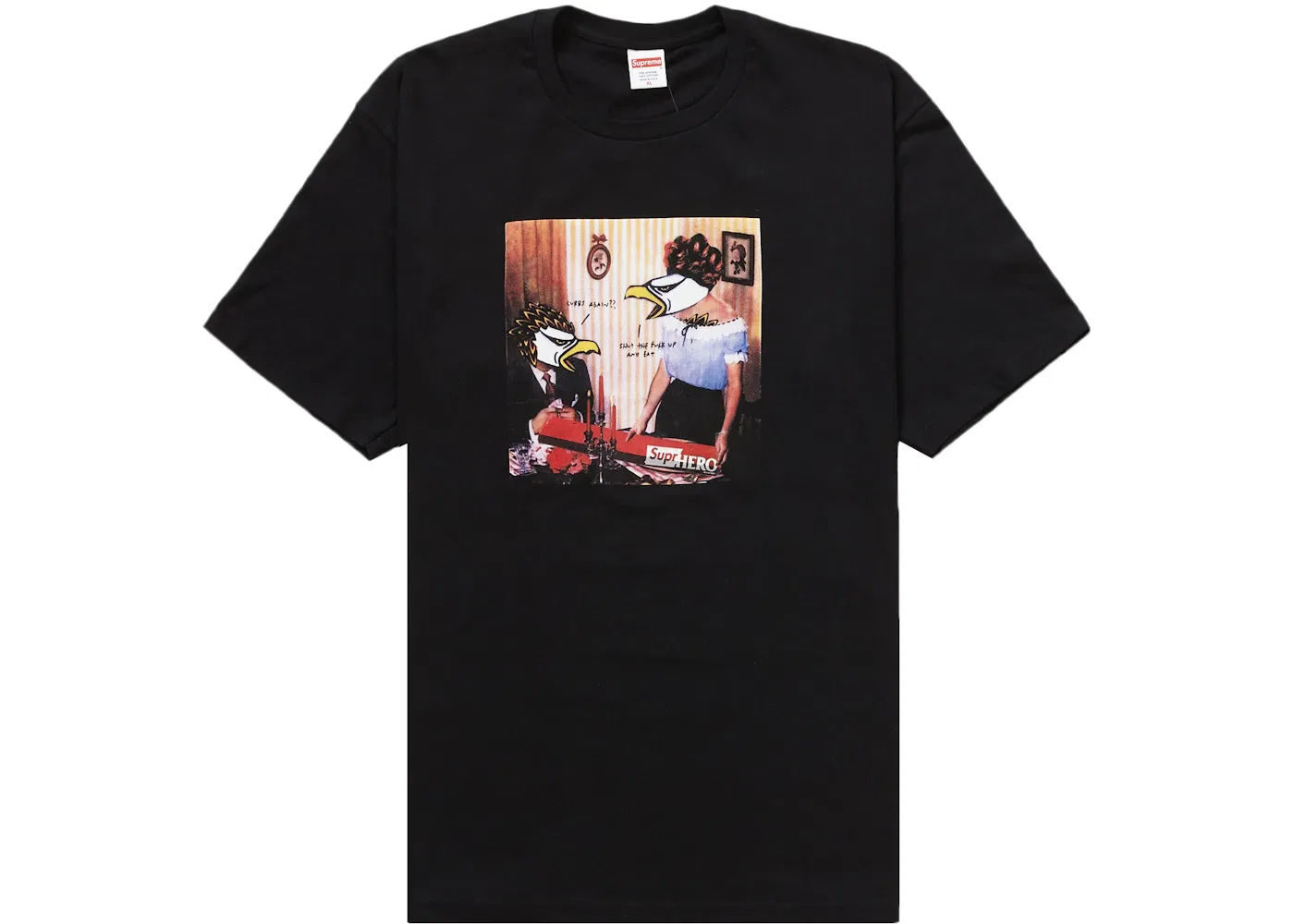 Мужская футболка с принтом Supreme ANTIHERO Curbs Tee, Black