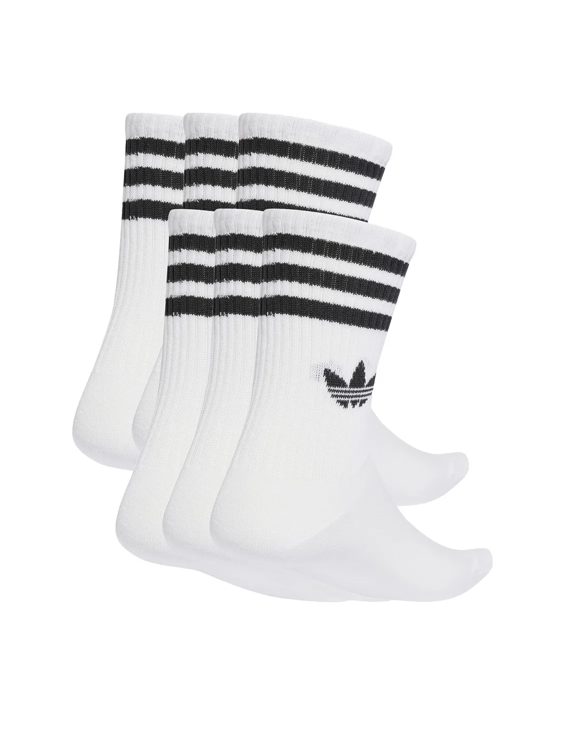 Женские длинные носки Adidas, белый — фото 2