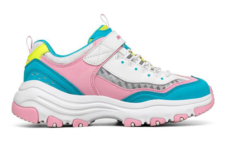 Детские кроссовки GS Low-top розовые/разноцветные Skechers — фото 2