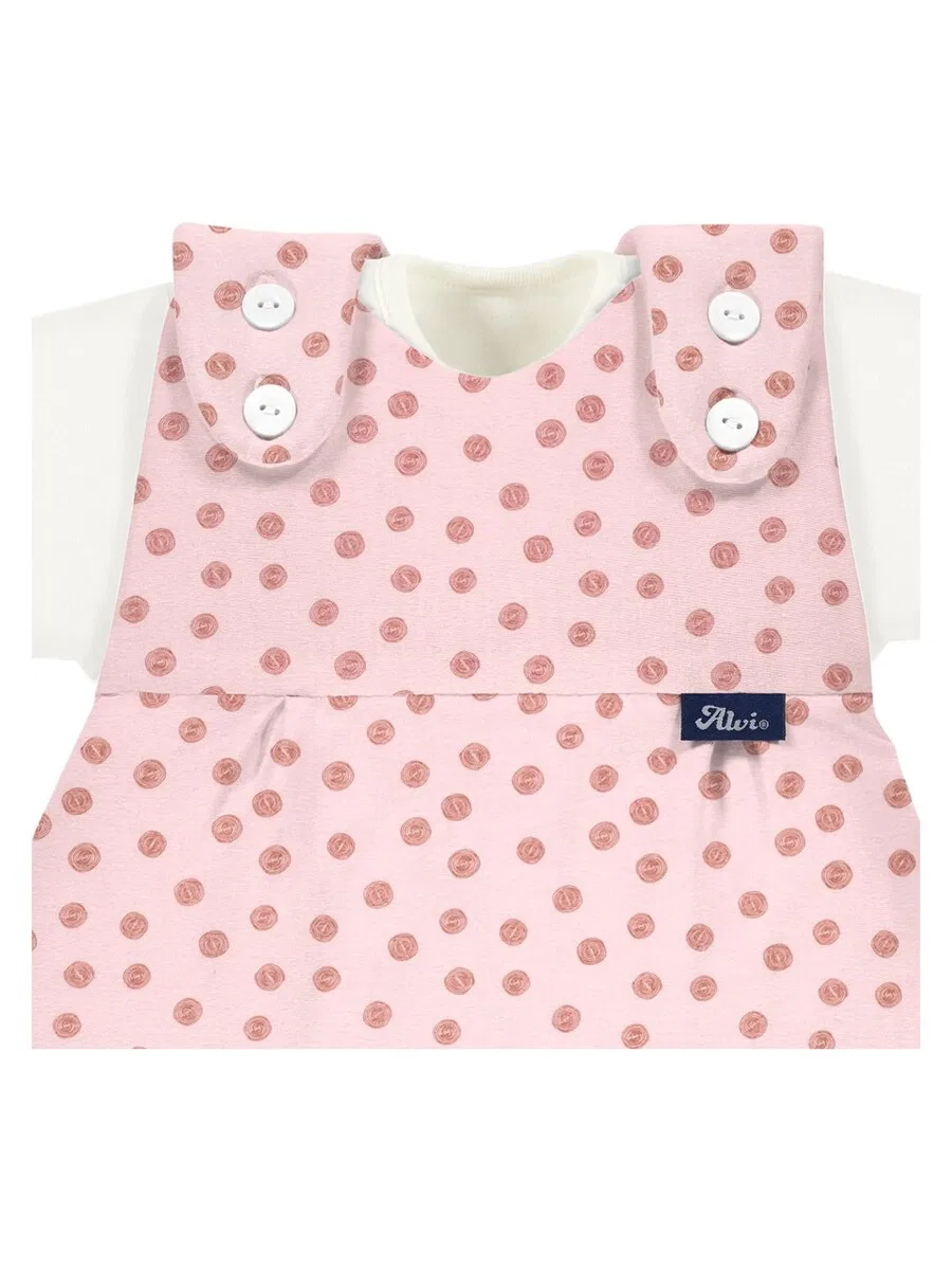 Спальный мешок ALVI 'Schlafsack Baby-Maxchen 3-teilig Bio-Baumwolle' розового цвета — фото 3