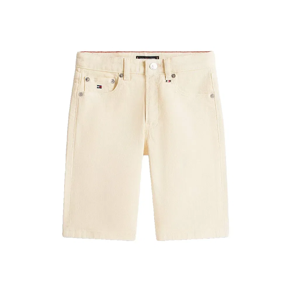 Шорты джинсовые Relaxed Fit Tommy Hilfiger, бежевый — фото 3