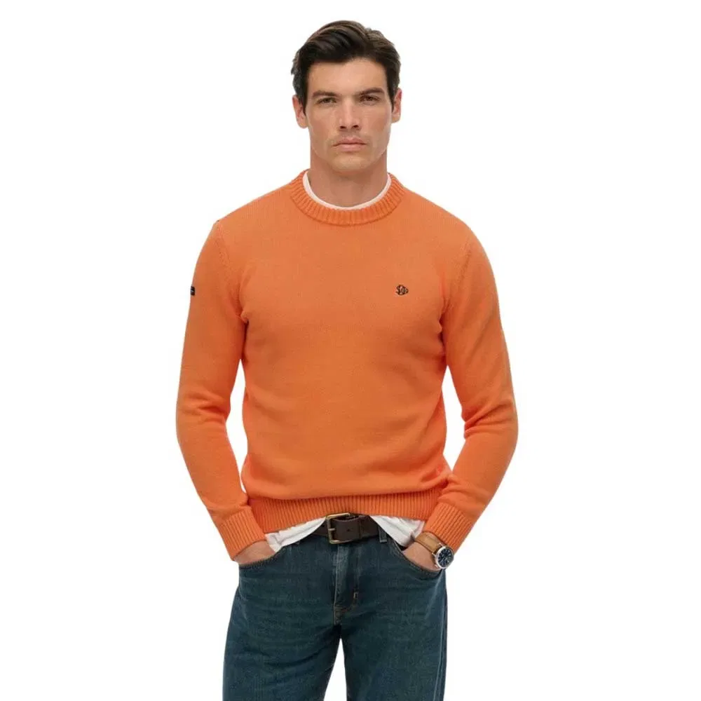 Свитер Preppy Cotton Superdry, оранжевый