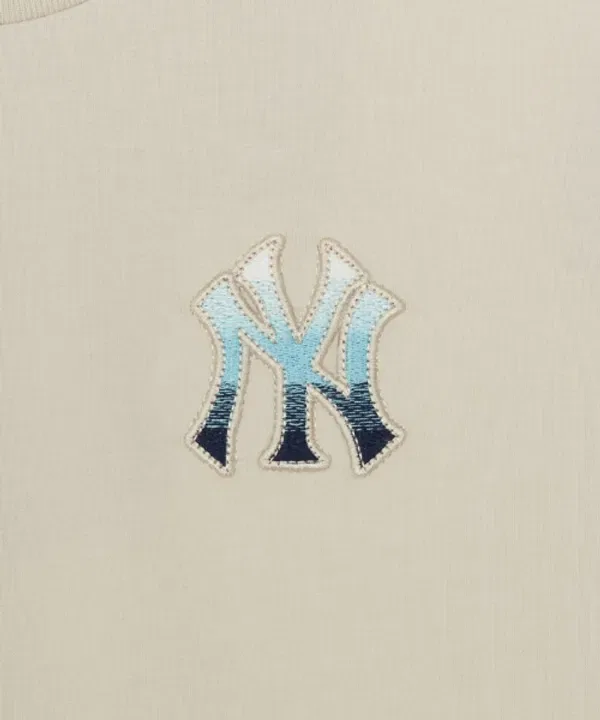 Футболка с монограммой, SPORTIVE MONOGRAM, Mlb Kids, кремовый — фото 4