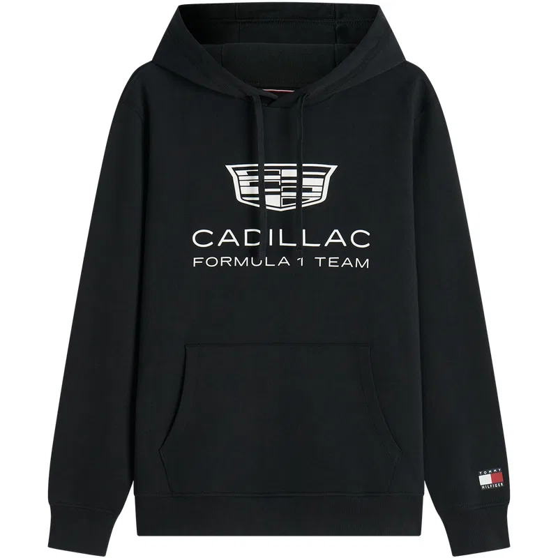 Детское худи с капюшоном, средней посадки, Tommy Hilfiger, White YBR — фото 3