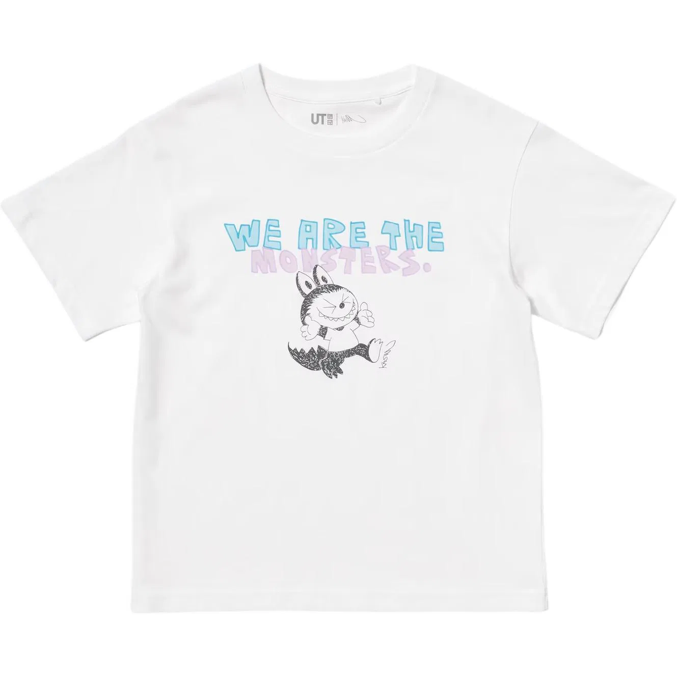Детская футболка с круглым вырезом White UNIQLO