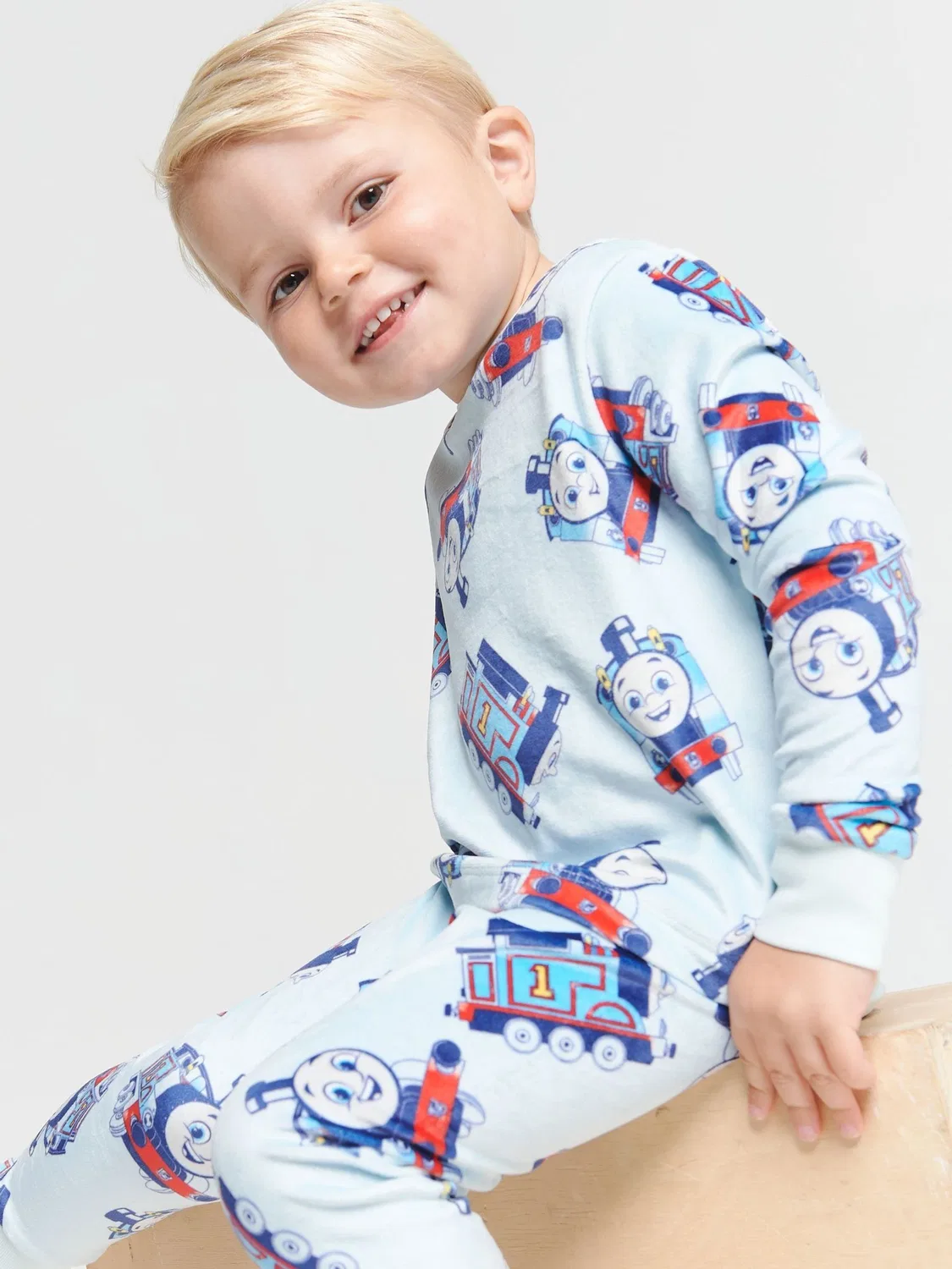 Пижама Thomas The Tank Brand Threads, синий — фото 4