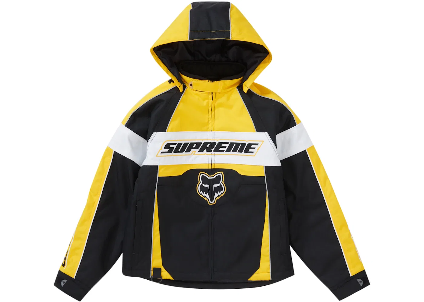 Мужская куртка с принтом Supreme Jacket, Yellow — фото 3