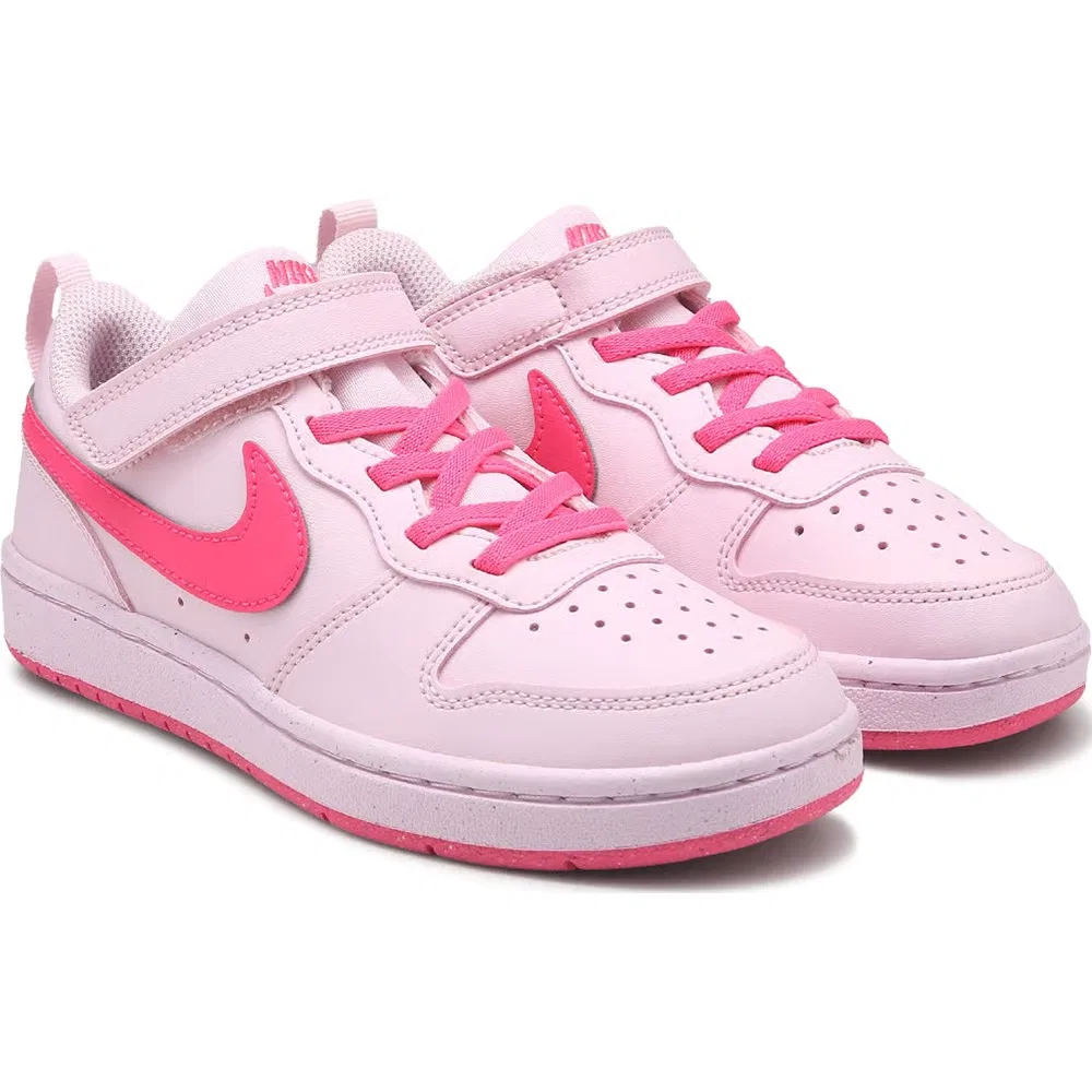 Детские низкие кроссовки Court Borough Recraft Nike, Pink/Pink