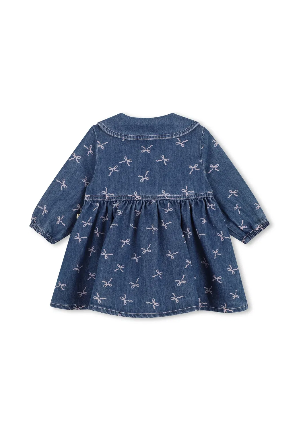 Платье для девочки - джинсовое платье Billieblush, Denim Blue — фото 2