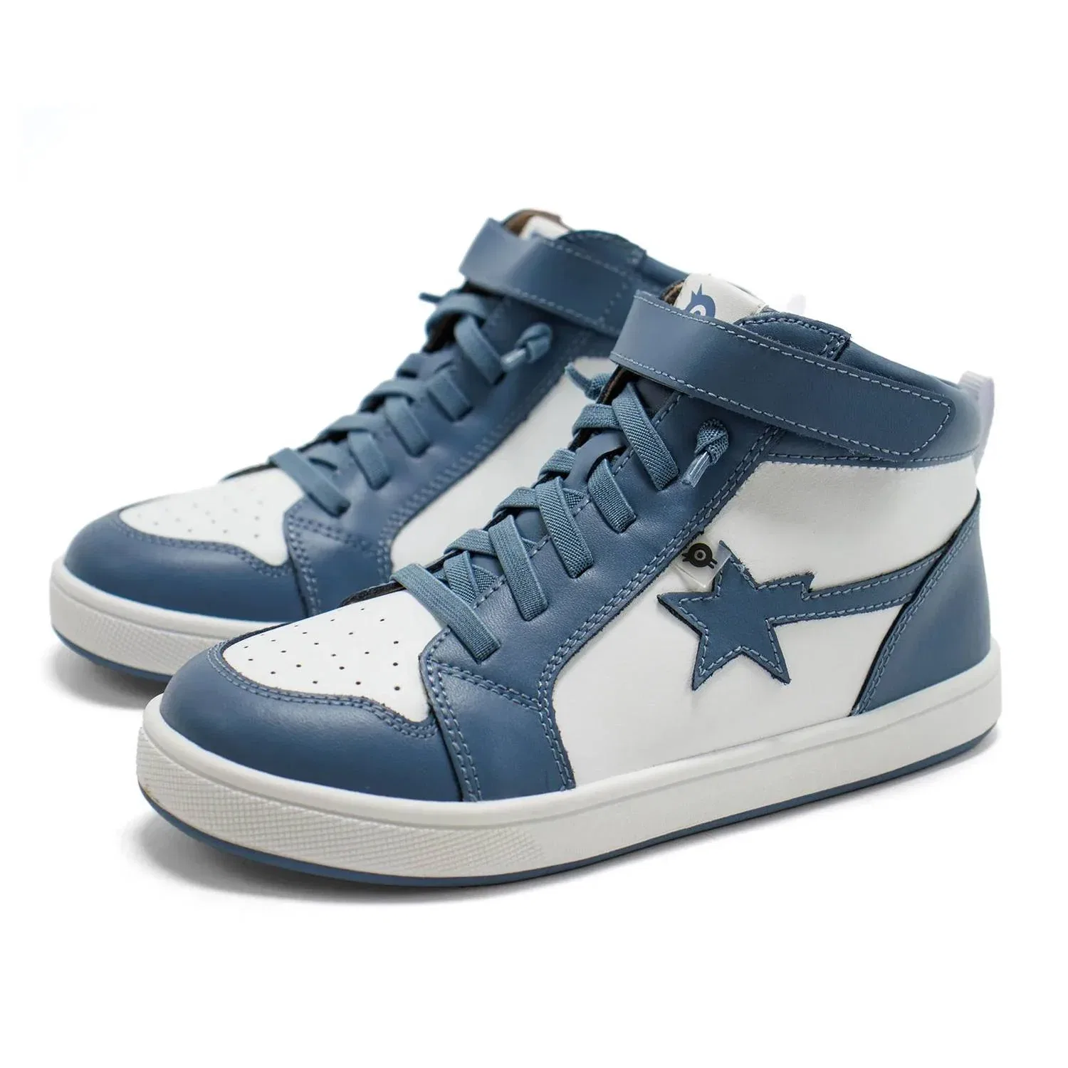 Детские кроссовки высокие с шнуровкой Team Star Old Soles, Snow — фото 3