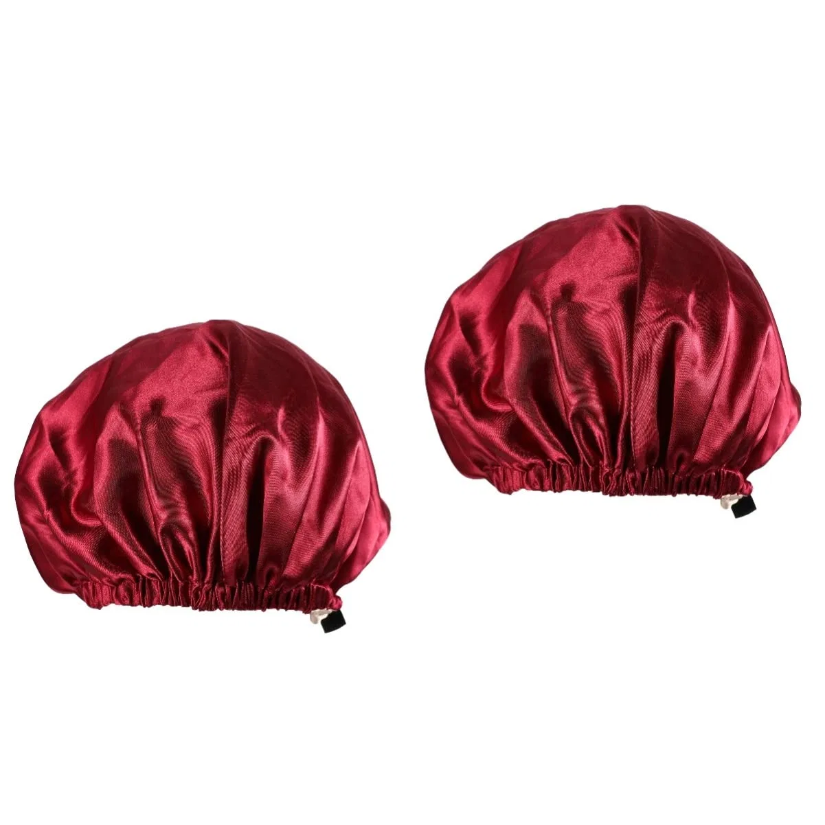 Шапочка для душа Satin 2 шт, Beavorty, Бордовый
