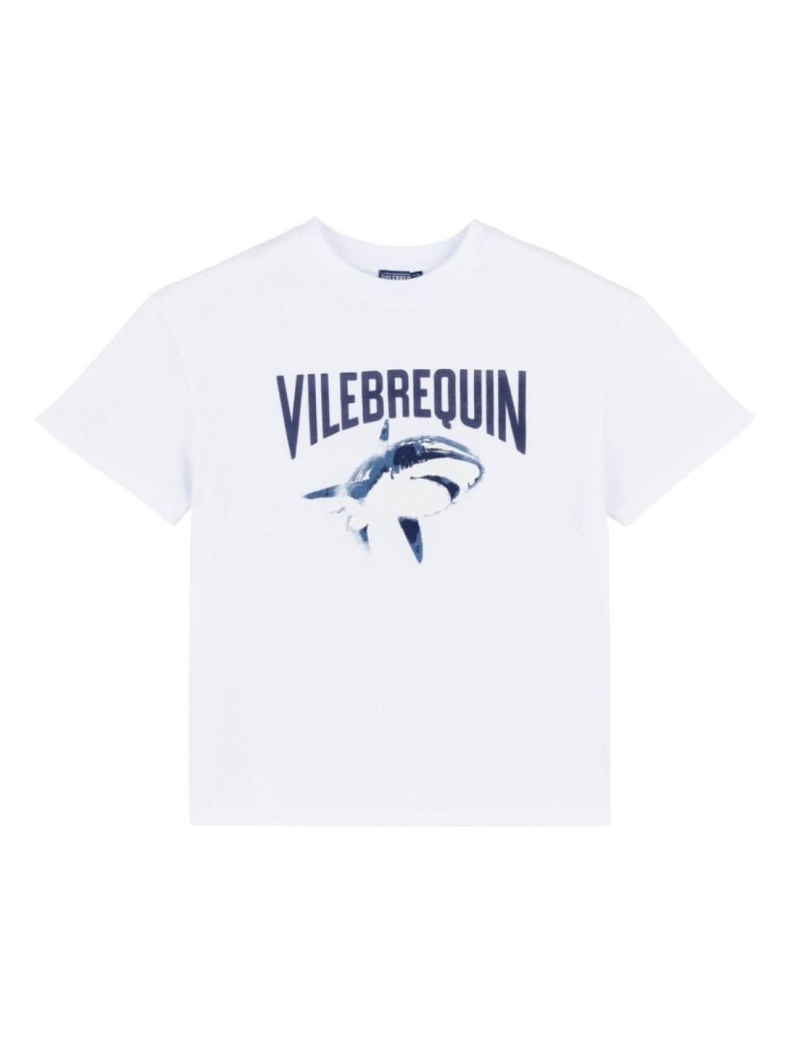 

Футболка Vilebrequin Kids из органического хлопка с принтом Puffer, белый