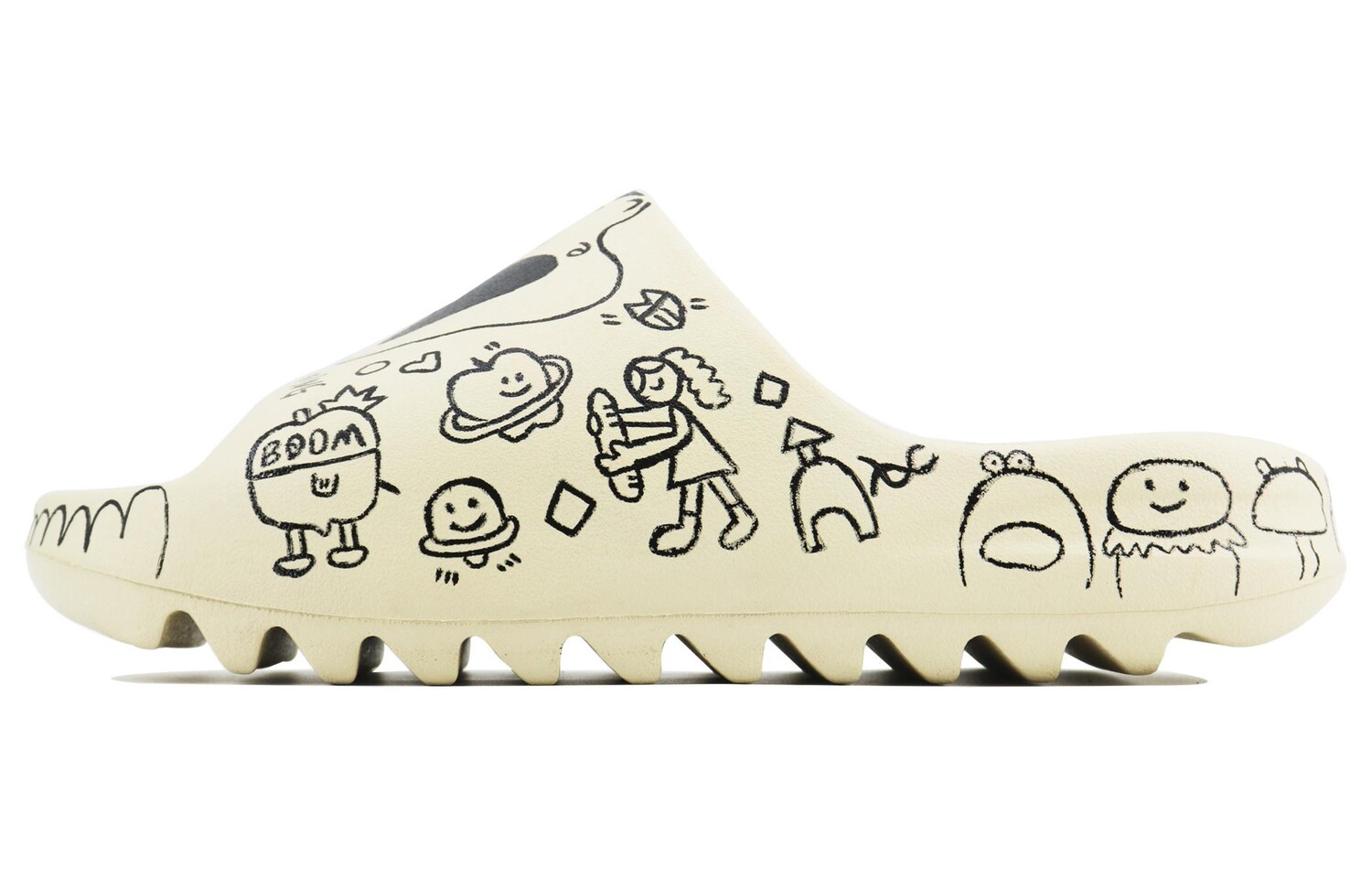

Шлепанцы Yeezy Slide унисекс черного цвета Adidas Originals