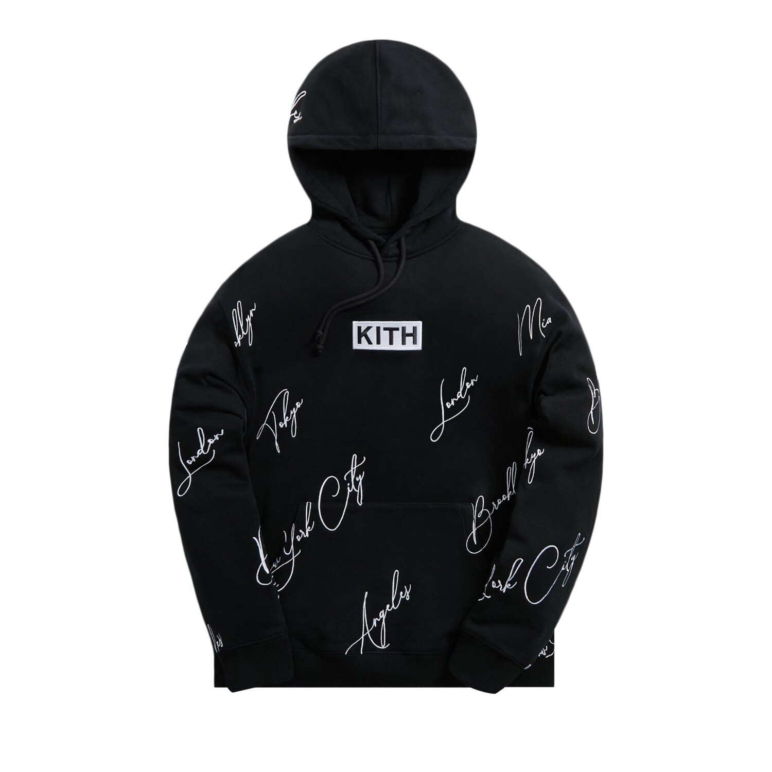 

Толстовка Kith City Script, цвет Черный