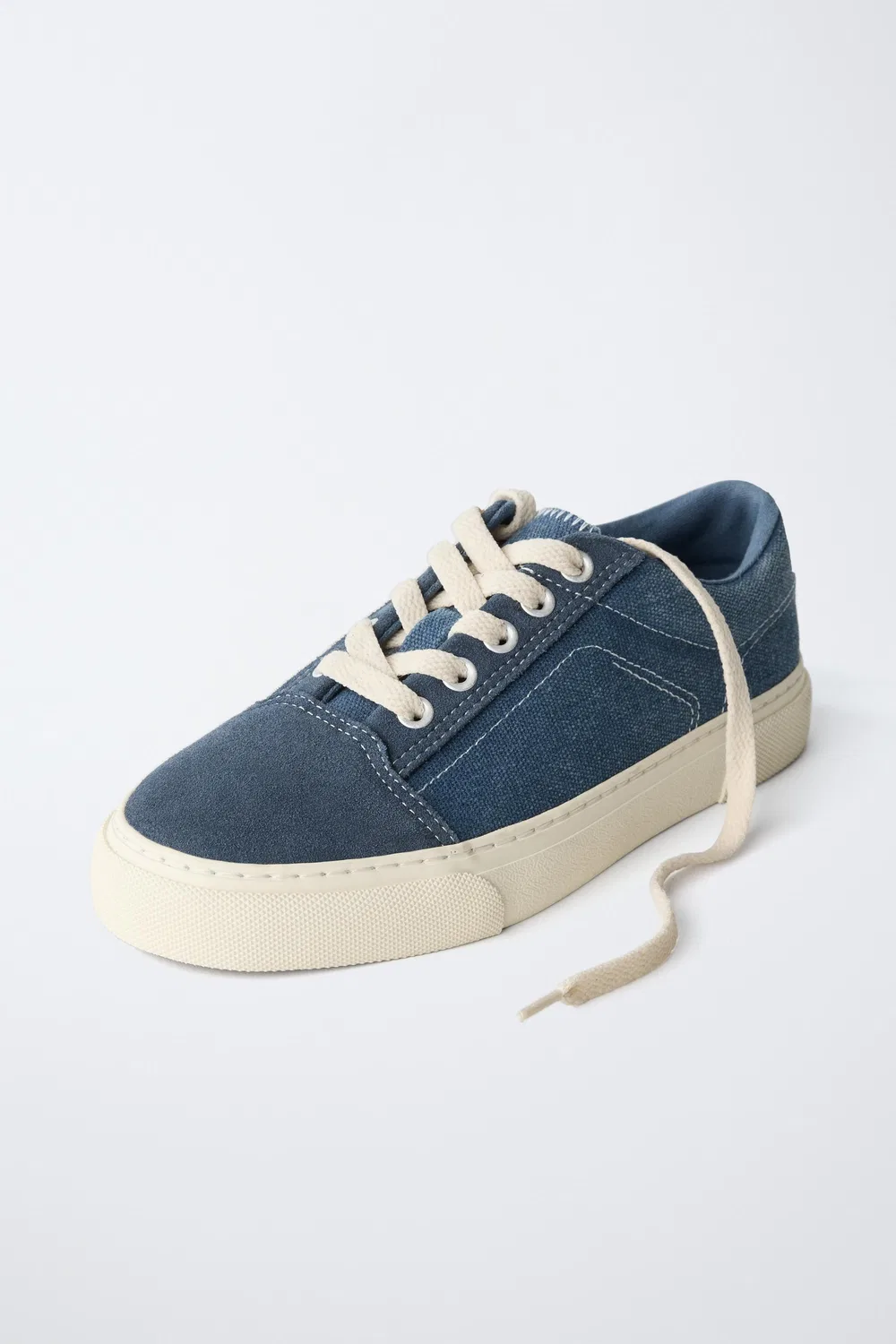ДЖИНСОВЫЕ КРОССОВКИ ZARA, Blue — фото 3