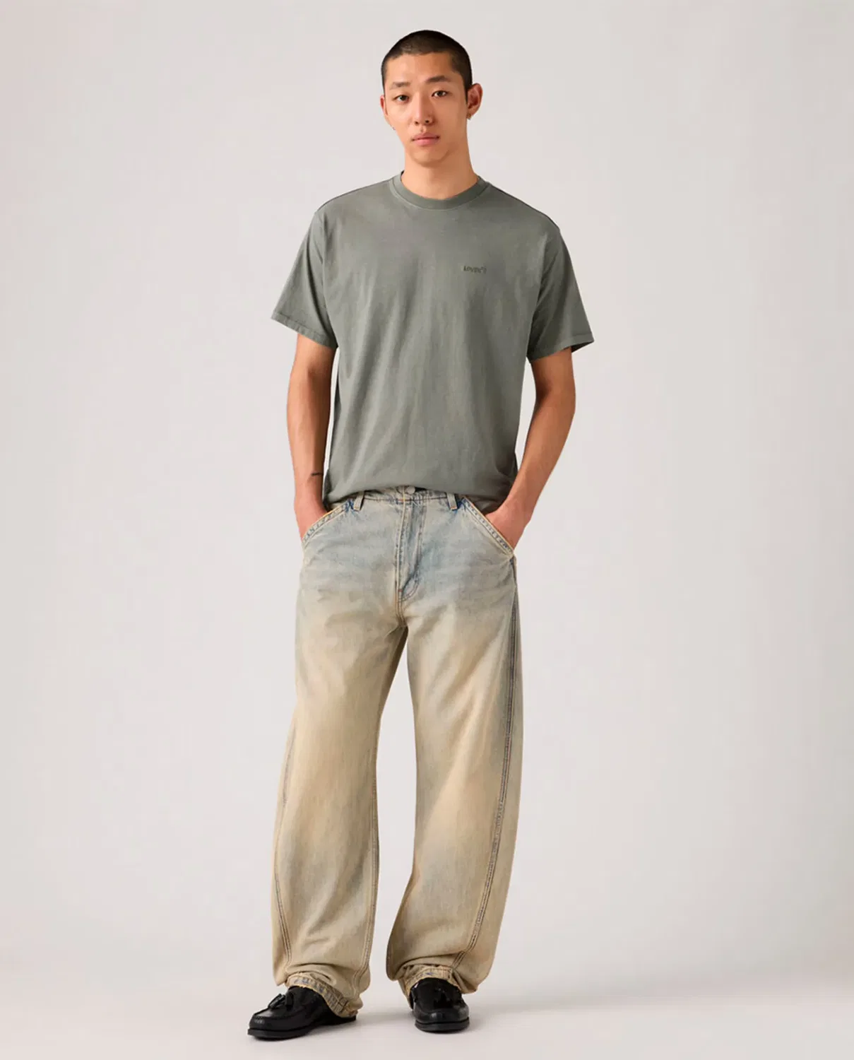 Мужские джинсы свободного кроя Baggy Barrel Levi's, Azul Claro