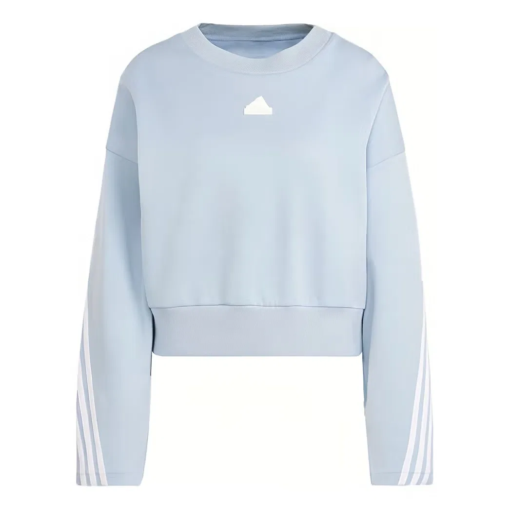 Свитшот с логотипом Future Icons 3-Stripes Adidas, синий