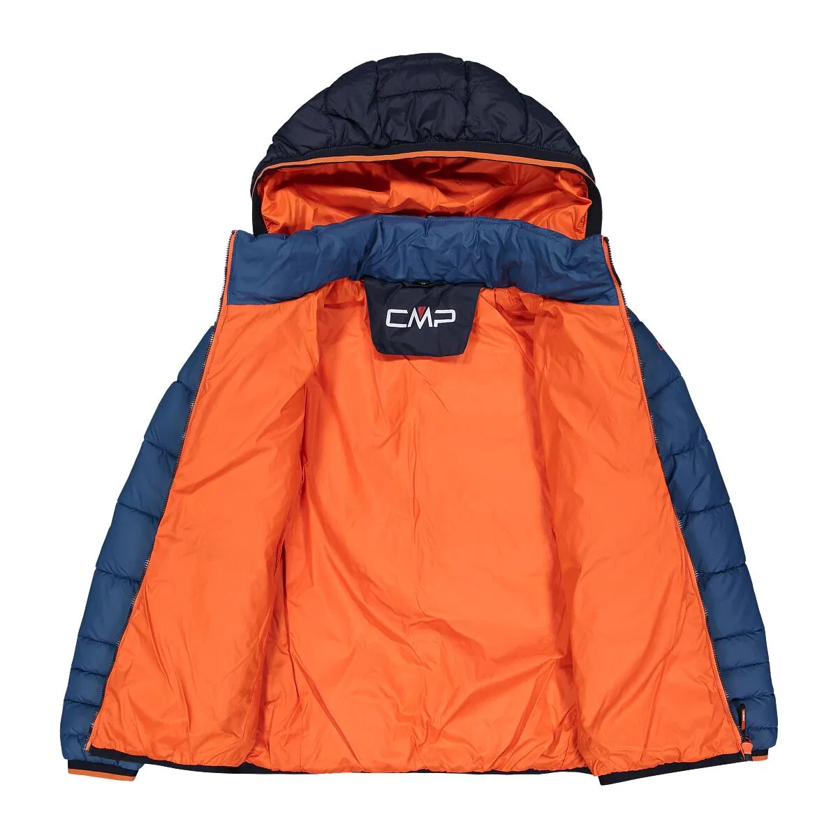 Детская куртка для мальчиков с капюшоном CMP Kid Jacket Fix Hood, Darkblau — фото 4