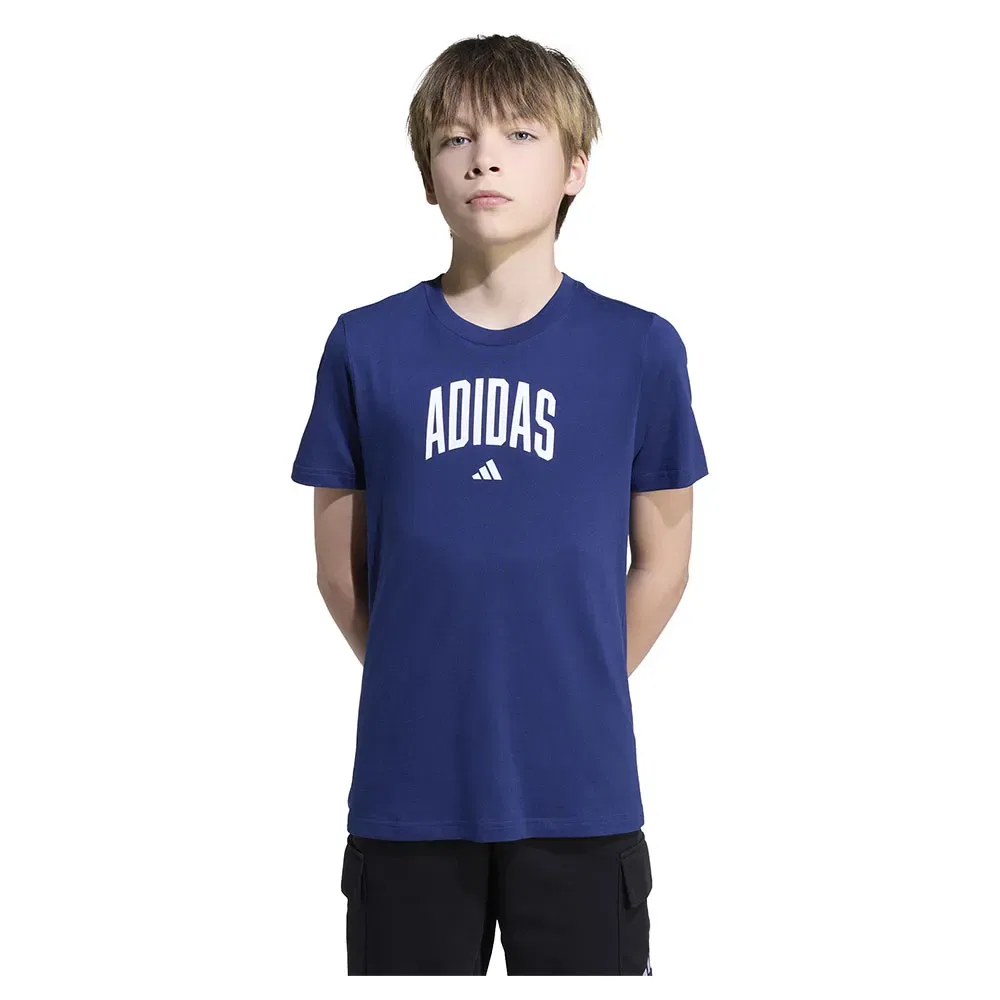 Футболка с коротким рукавом Collegiate Graphic Adidas, синий
