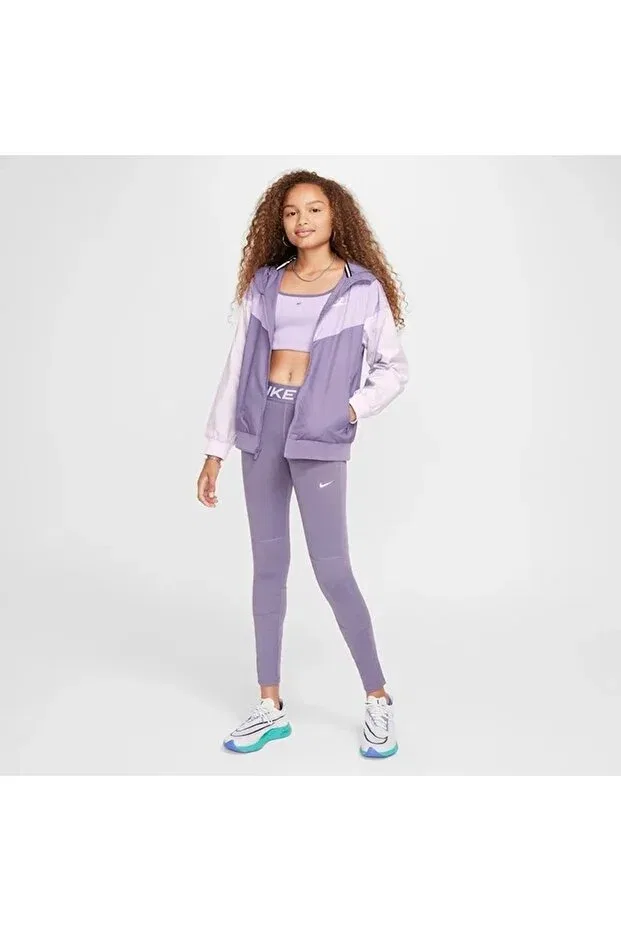 Детские спортивные леггинсы для девочек с защитой от протеканий Pro Leak Protection Nike, Purple