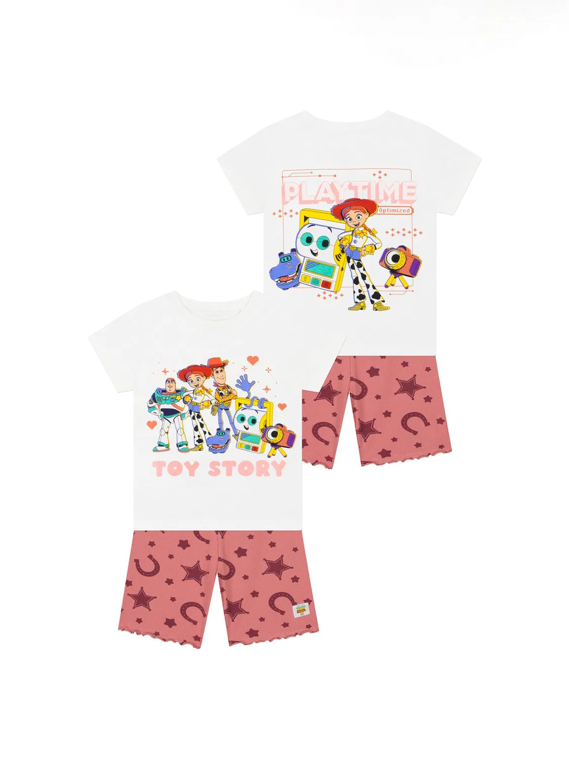 Комплект футболка и шорты Toy Story Character, розовый