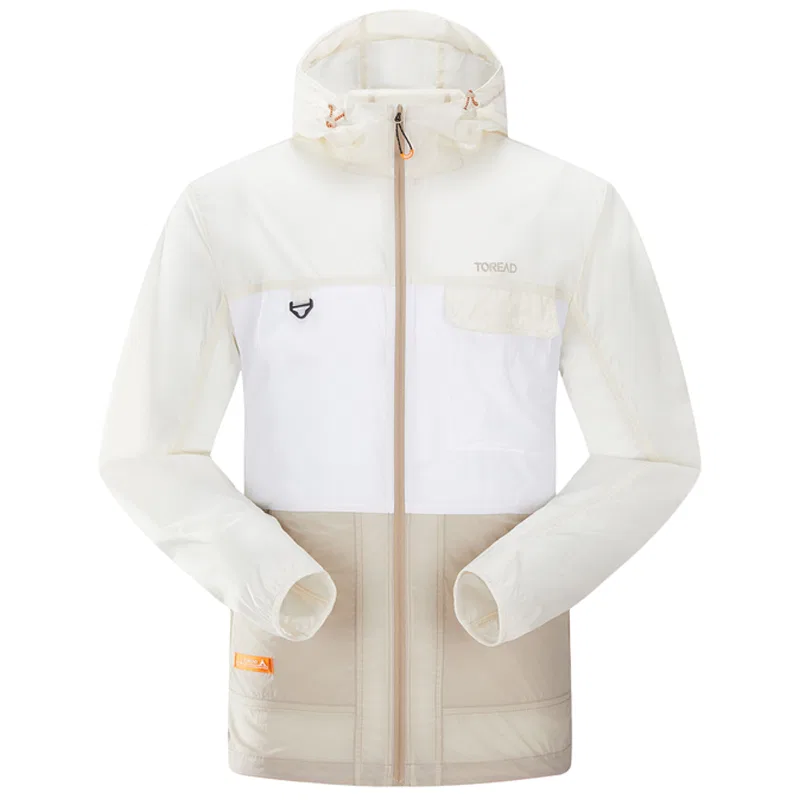 Детская ветровка с защитой от солнца, легкая и дышащая, TOREAD, Navy Blue White — фото 3