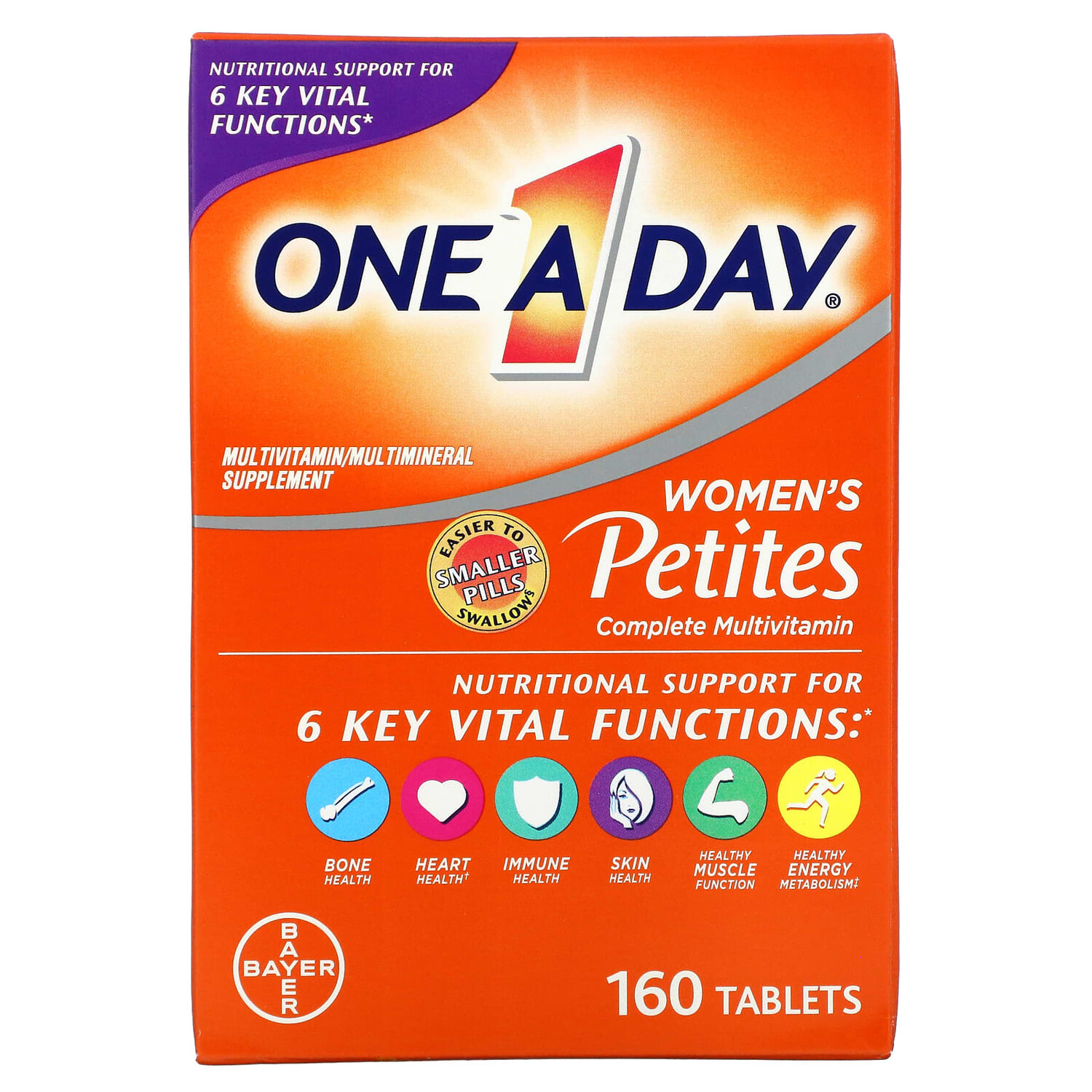 

Комплексные Мультивитамины One-A-Day для женщин, 160 штук